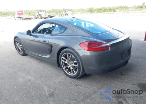 2015 Porsche Cayman S from USA, damaged, VIN WP0AB2A86FK181875